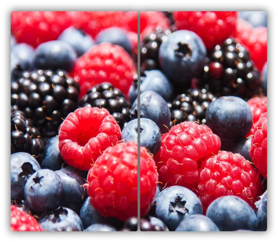 Tocator din sticla fructe de padure