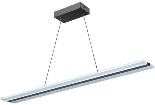 Lustră LED dimabilă pe cablu LED/40W/230V 3000-6500K crom + telecomandă
