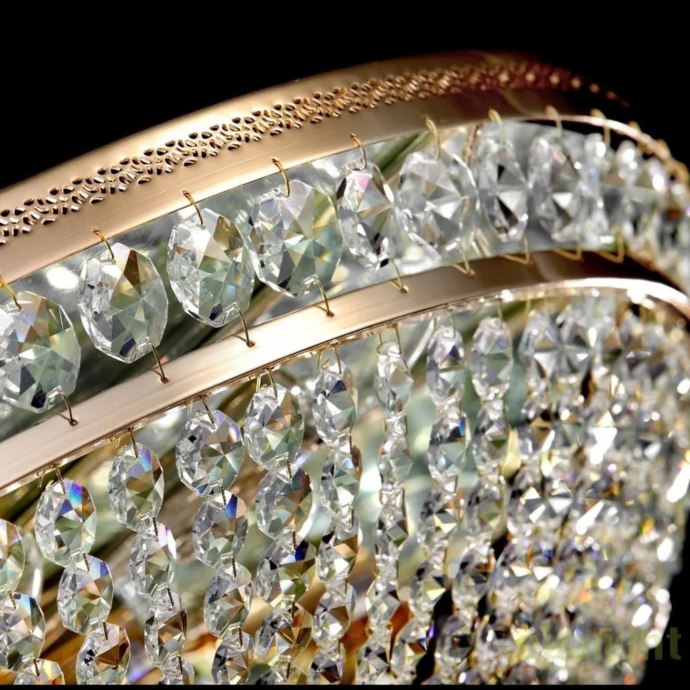 Lustra aplicata design elegant diam. 43,5cm auriu Ottilia MYDIA700-CL-06-G