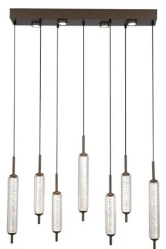 Searchlight 76210-7CL - Pendul LED dimabil pe cablu CATTAIL LED/33W/230V