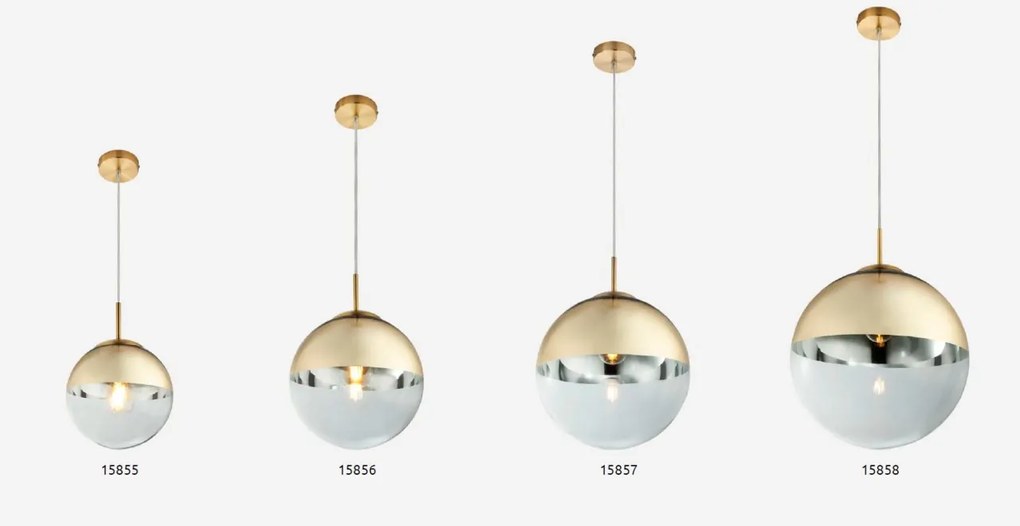 Pendul modern 20cm VARUS alama/auriu 15855 GL