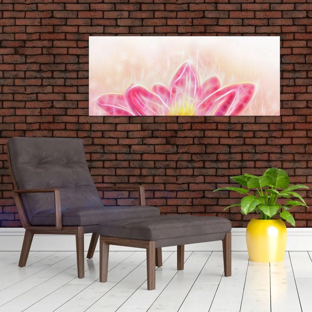 Tablou - Floare de lotus (120x50 cm)