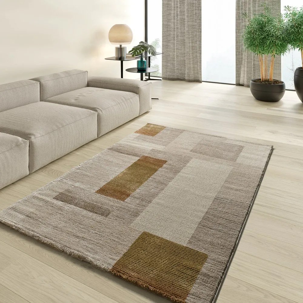 Covor portocaliu/bej 160x230 cm Melfi – Universal
