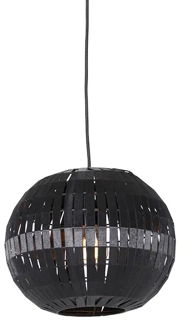 Lampă modernă suspendată neagră 30 cm - Zoë