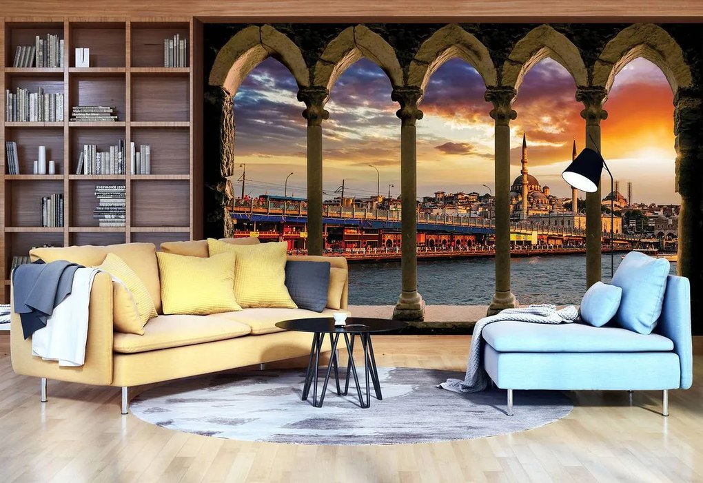 Fototapet - Privire spre oraș (152,5x104 cm)