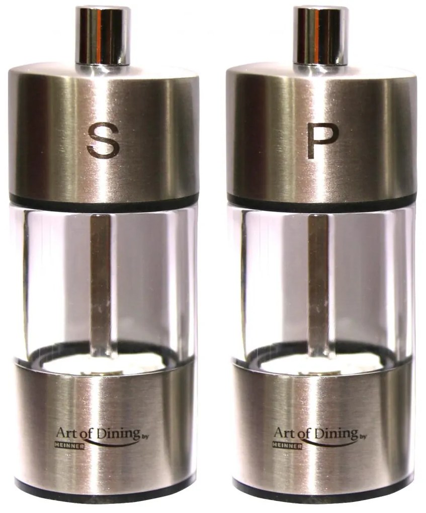 SET 2 RASNITE SARE & PIPER, INOX, 9 CM, ART