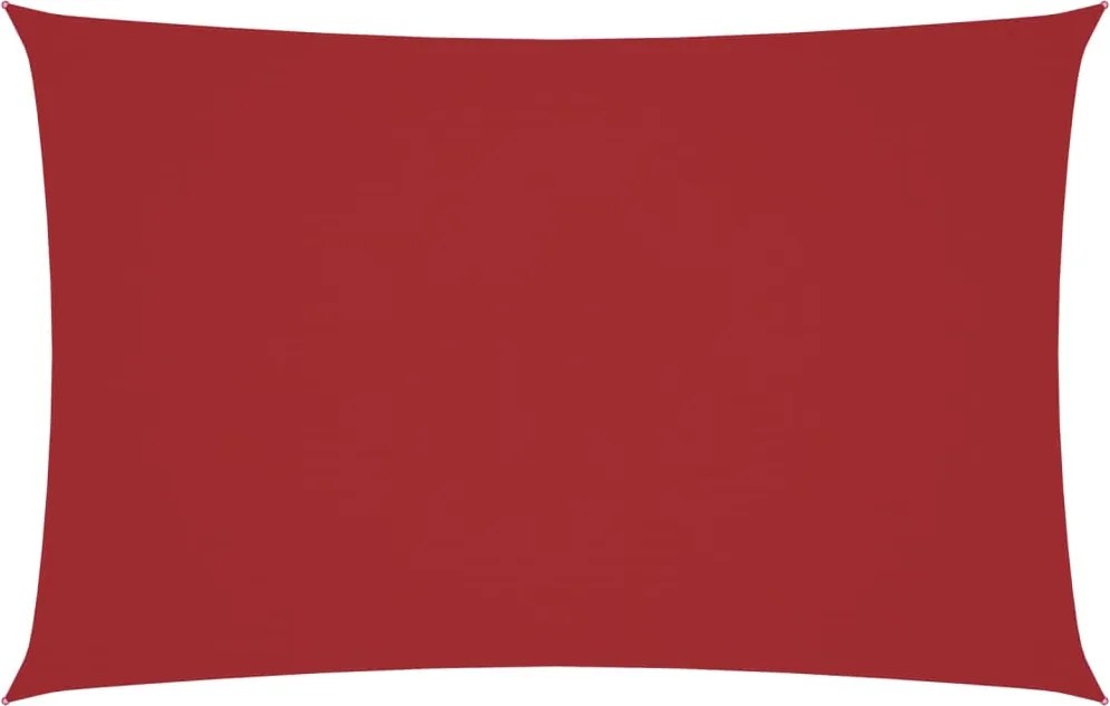 vidaXL Parasolar, roșu, 2x4,5 m, țesătură oxford, dreptunghiular