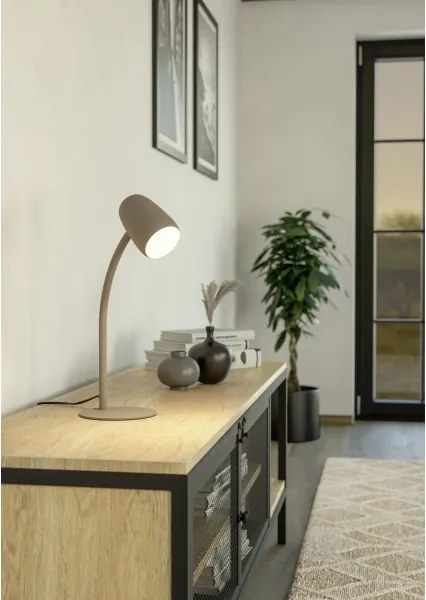 Eglo 901829 - Lampă de masă CARLO, 1 x E14, 18 W, 230 V, crem
