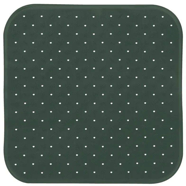 Spirella Suport antiderapant pentru duș CLASSPremium, verde închis, 54 x 54 cm