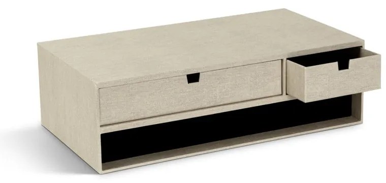 Organizator pentru sertar-pentru documente din carton Ted Canvas Paper Laminate – Bigso