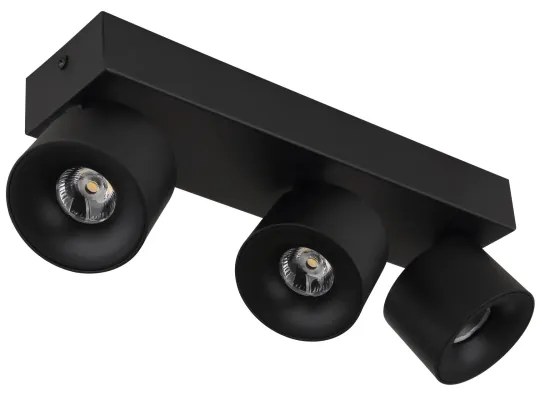 Spot LED Globo 56961-3B RAE 3xLED/6W/230V negru