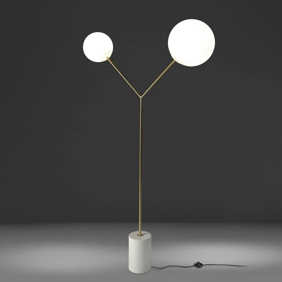 Lampadar, Lampa de podea eleganta design minimalist Golden