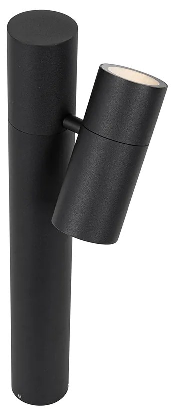 Lampă de exterior cu stand negru, reglabilă 50 cm - Duo