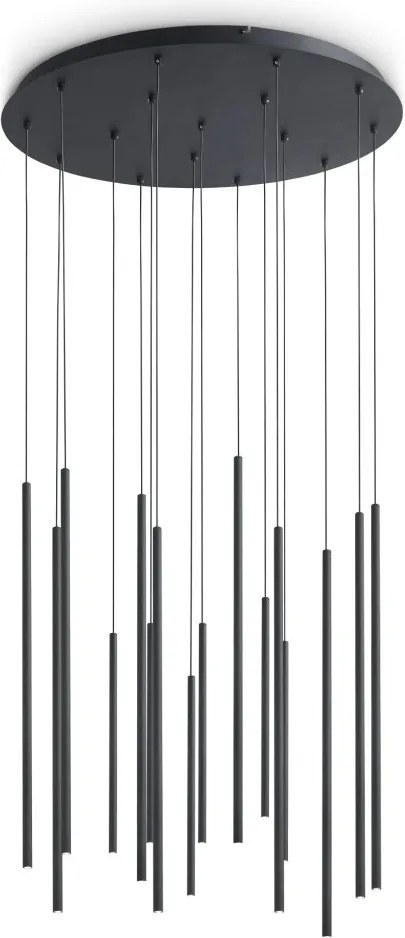 Lustra suspendata LOOK LED SP16 ROUND DROP D16 ON-OFF NE 3000K
