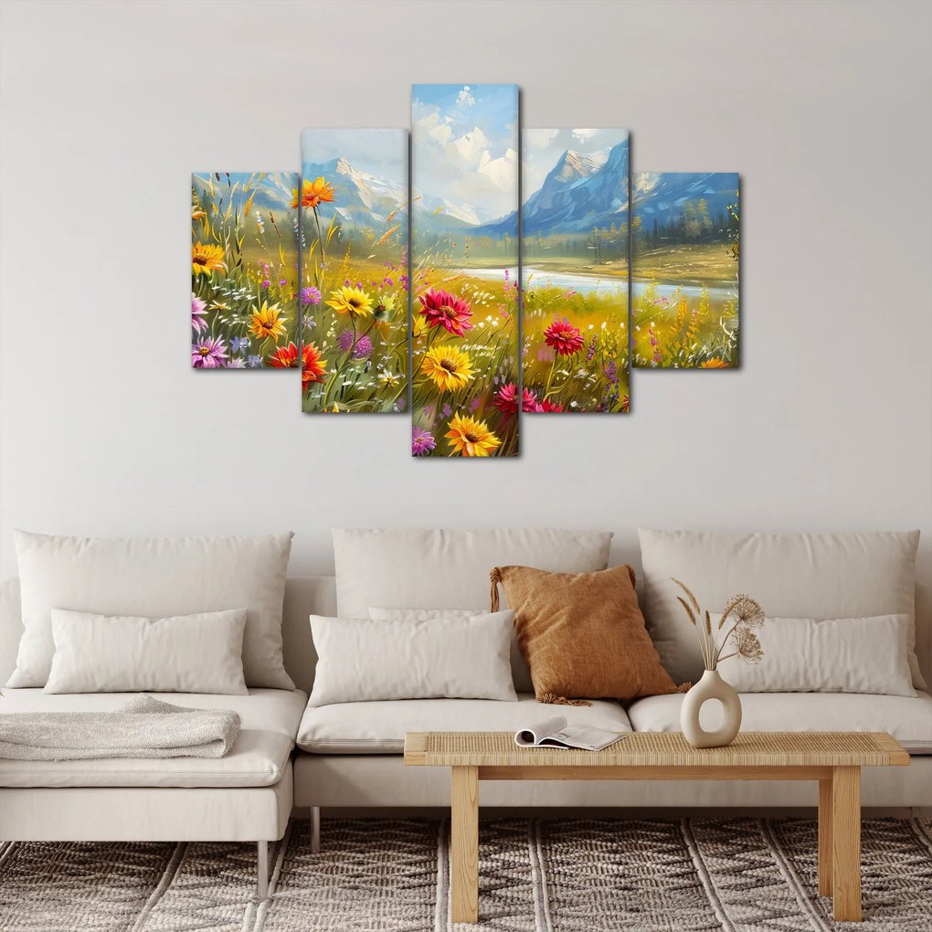 Tablou - Peisaj pictat (150x105 cm)