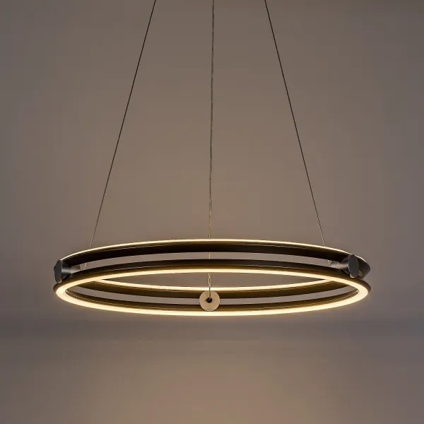 Rabalux 72277 - Lustra LED dimabilă suspendată pe cablu TRIXO 60W/230V 3000-6500K gri+DO
