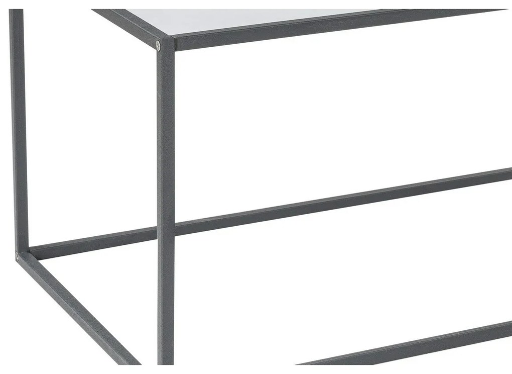 Măsuță de cafea Lizbon Black cu sticlăfumurie