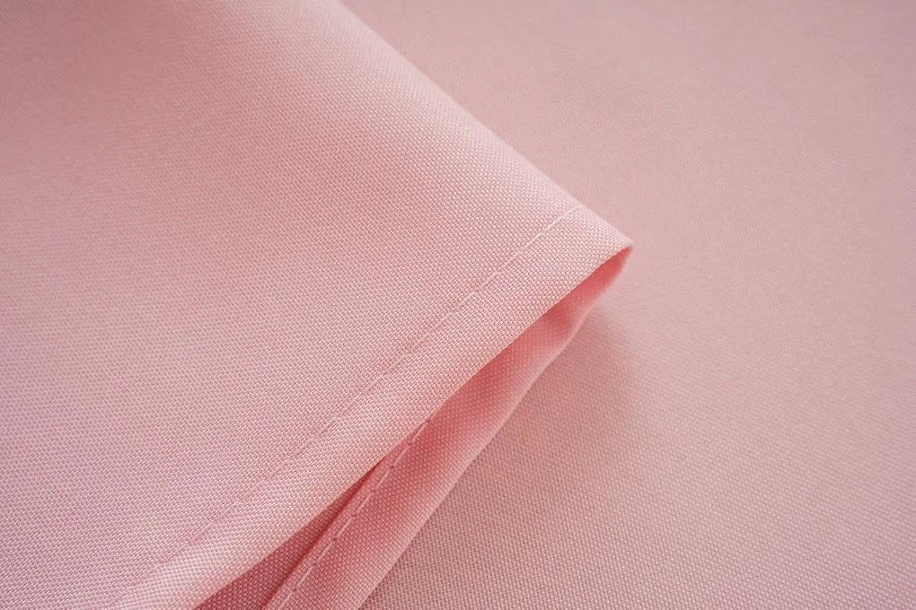 Draperie roz cu rejansa OXFORD 140x250 cm Agatat: Inele metalice