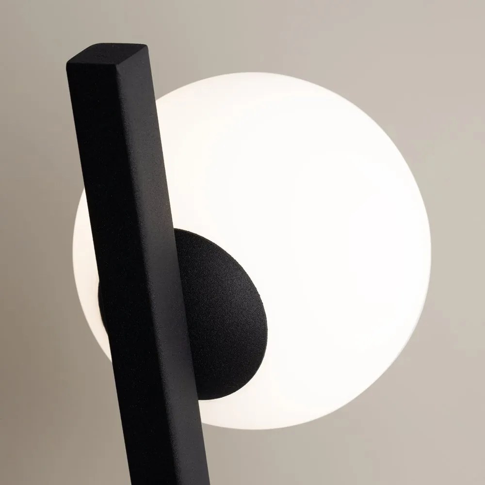 Aplica de perete design modern minimalist Kazimir negru/alb