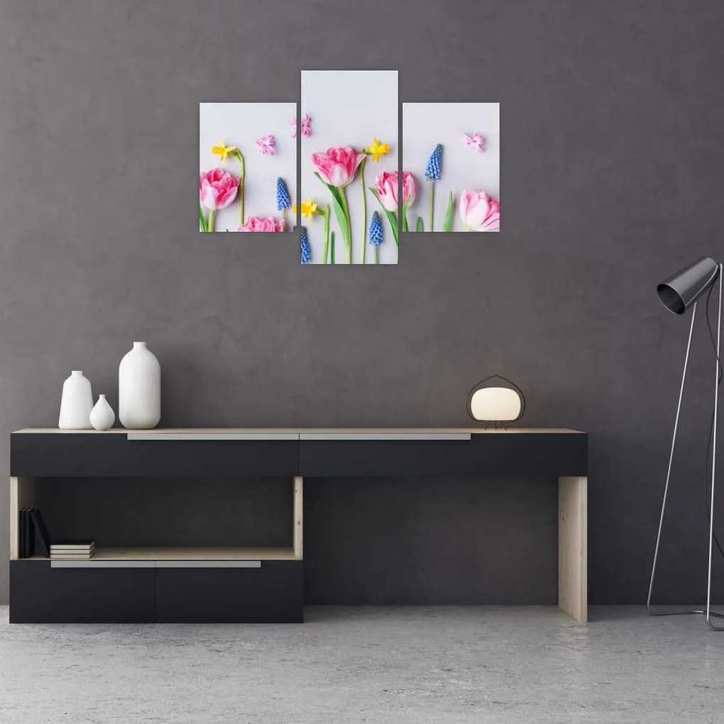 Tablou - Flori de primăvară (90x60 cm)