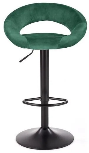 Scaun de bar H102 velvet verde