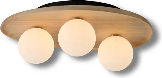 Osram - Plafonieră WOOD NEST 3xG9/5W/230V lemn de cauciuc