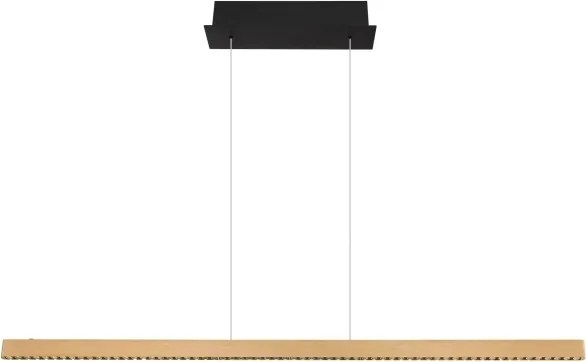 Globo 17013HG - Lampă suspendată pe cablu DENTSY, LED dimabil prin atingere, 43W/230V, 4000K, alamă