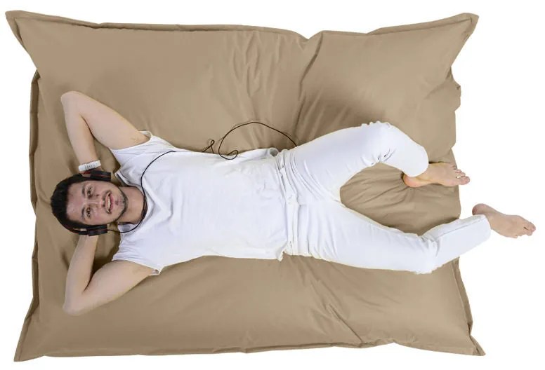 Fotoliu puf pentru grădină Giant Cushion 140x180 - Mink