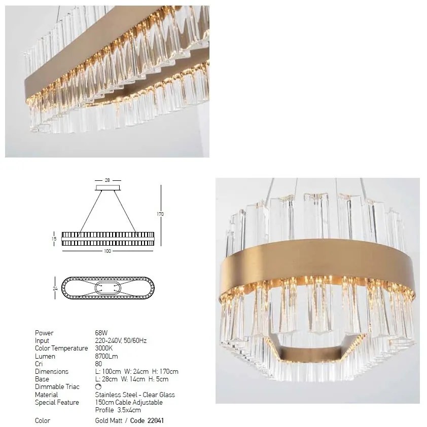 Lustra LED moderna design deosebit Marlen