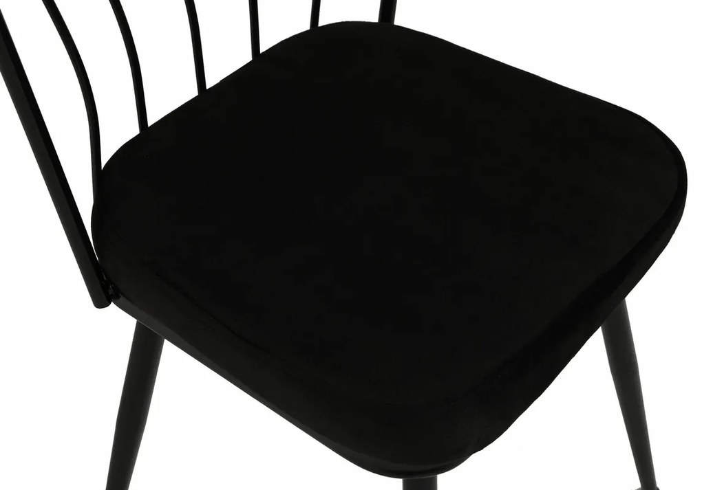 Set de scaune de sufragerie Yildiz 2 Black, 2 buc.
