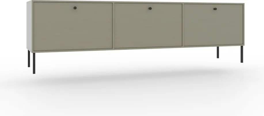 Comodă TV, 180x41x50 cm, Tili, ADRK Furniture (Culoare: Bej nisipos / Bej nisipos)