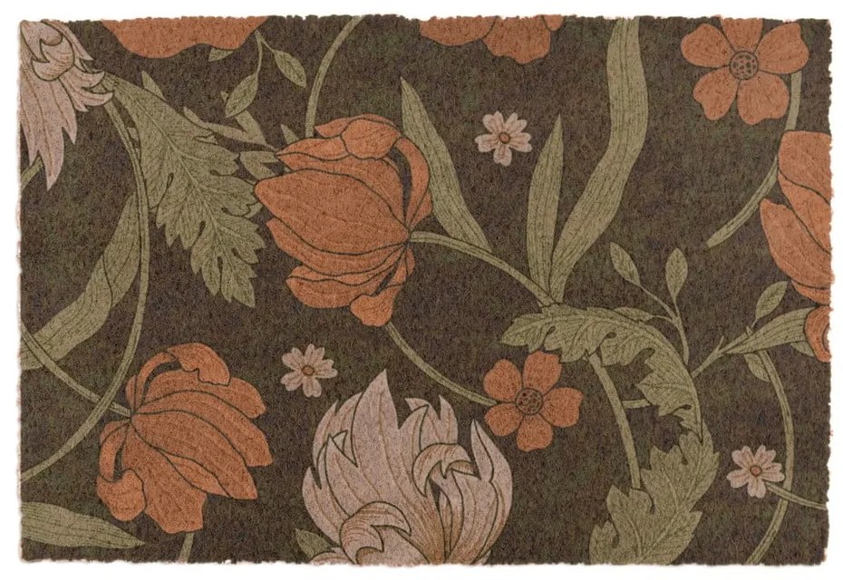 Covoraș de intrare din fibre de nucă de cocos 60x90 cm William Morris Rose – Artsy Doormats