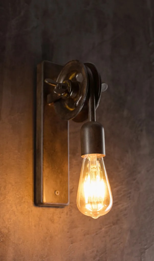 Aplica perete design industrial cu scripete WL 3673