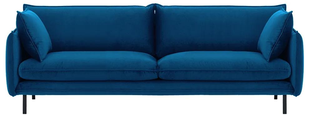 Canapea cu 3-locuri de lux, albastru parizian, VINSON 3