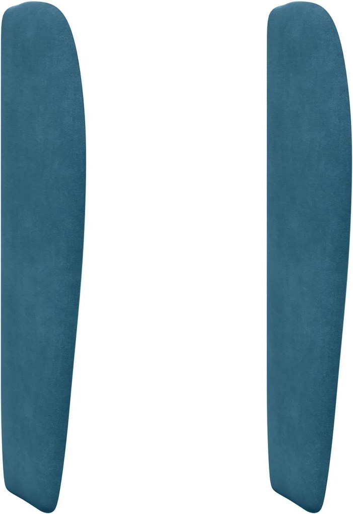 vidaXL Ureche pentru Tăblie albastru 80 x 23 x 6 cm Catifea