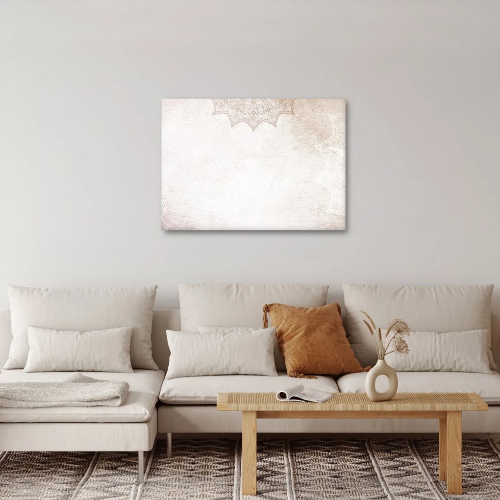 Tablou - Mandala pe zid (70x50 cm)
