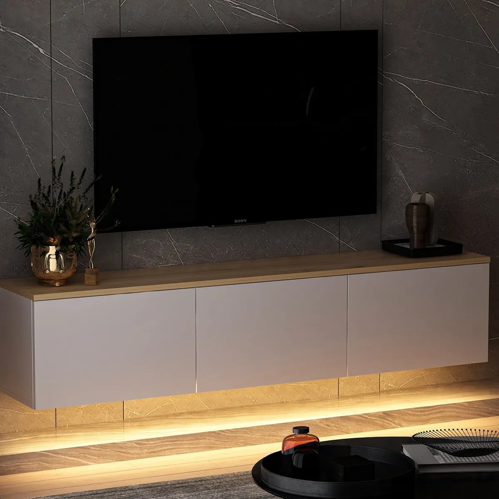 Masă TV Neon White