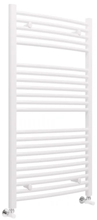 Calorifer (radiator) de baie portprosop, alb, otel, romstal vision, 600x1110 mm, 752w, curbat