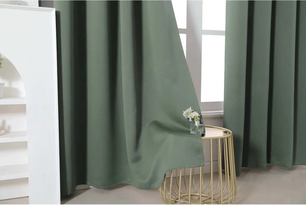 Perdea OXFORD verde-gri 140x250 cm Agatat: Rejansa