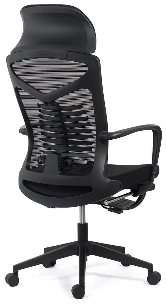 Scaun ergonomic cu suport de picioare SYYT 9502 negru