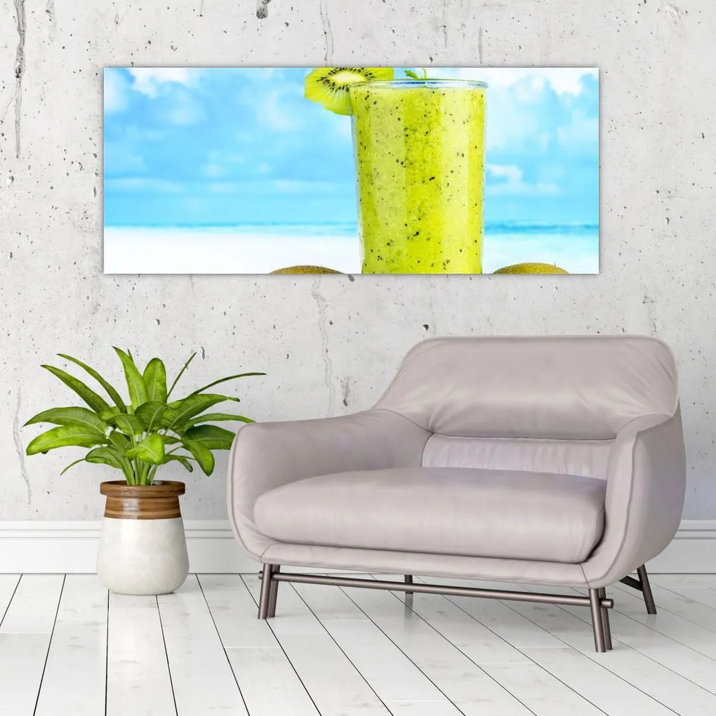 Tablou - smoothie kiwi (120x50 cm)