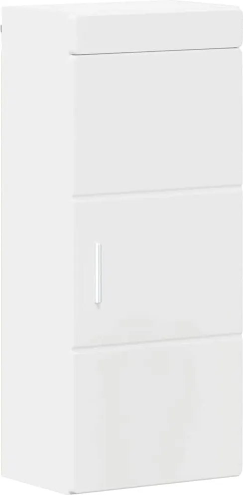 vidaXL Dulap de perete pentru baie cu raft TULUM Alb 37 x 24,5 x 86 cm