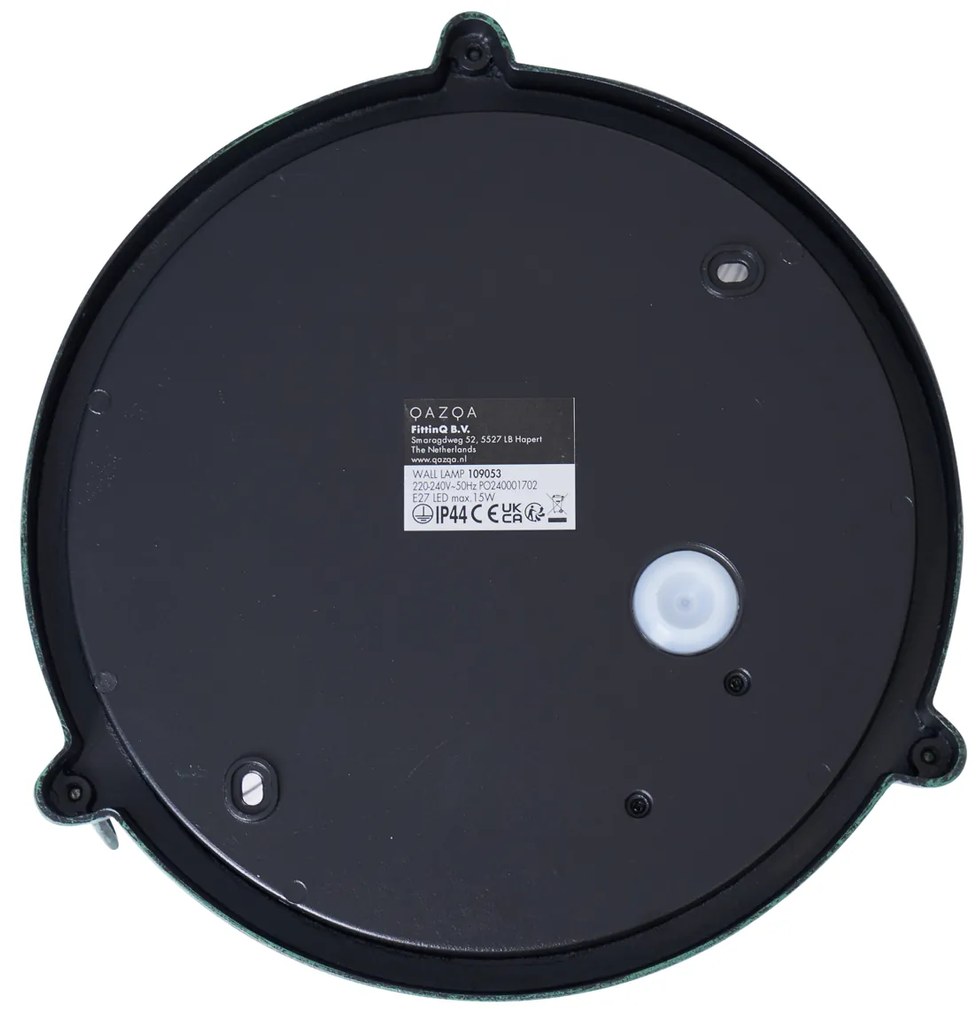 Lampă de perete de exterior verde rotundă IP44 - Noutica