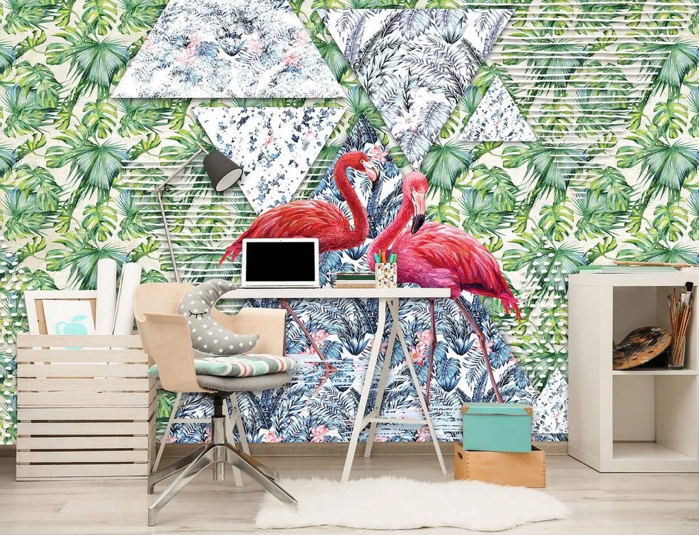 Fototapet - Flamingo (152,5x104 cm)