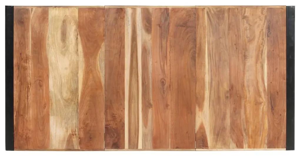 Masa de bucatarie 200x100x75 cm lemn masiv cu finisaj sheesham 1, 200 x 100 x 75 cm