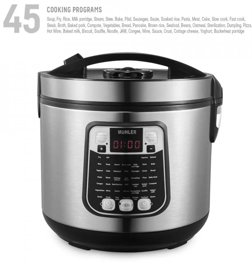 Multicooker electric MUHLER MLC-5045 1005509