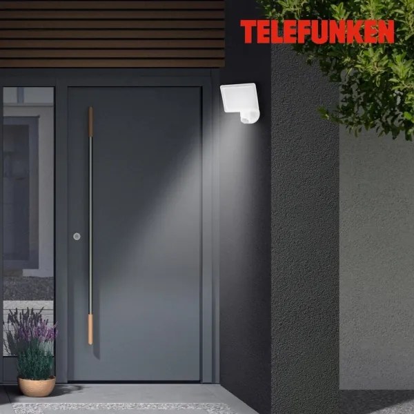 Telefunken 304406TF - Proiector LED de perete pentru exterior cu senzor LED/20W/230V