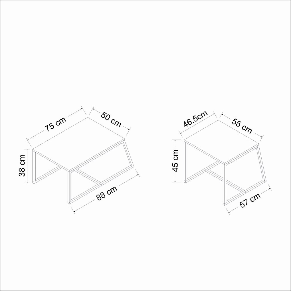 Măsuță cafea Minimalistico (travertin). 1127440