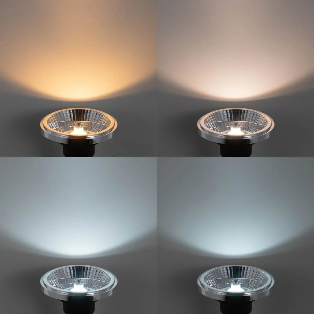 Bec LED inteligent dimabil GU10 AR111 10W 800 lm 2200 - 6500K