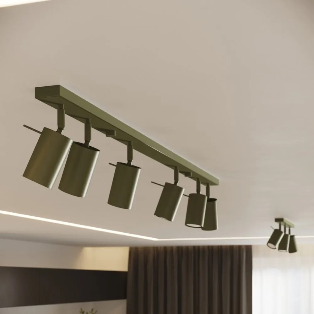 Spot verde 6x81 cm Etna – Sollux